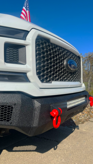 Ford F-150 Bumper - Front - Fishbone Offroad - Pelican - Black Texture - `18-`20